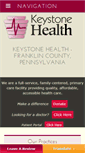 Mobile Screenshot of keystonehealth.org